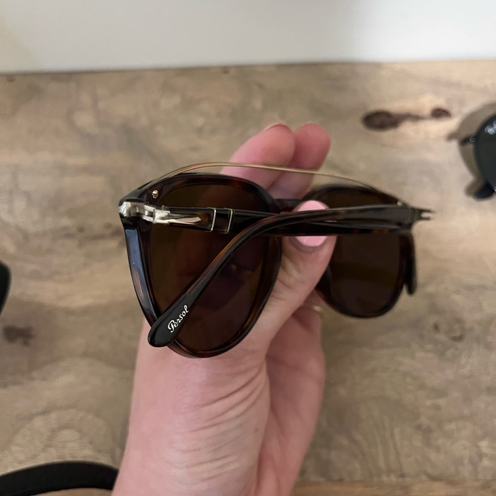 Persol Tortoiseshell Double Bridge Sunglasses - image 3